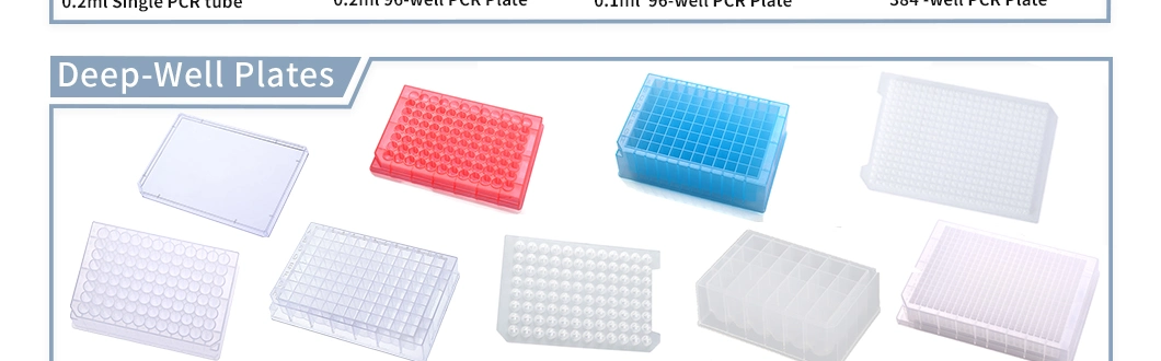 Lab Plastic White Microplate PCR Test 384 Well PCR Plate