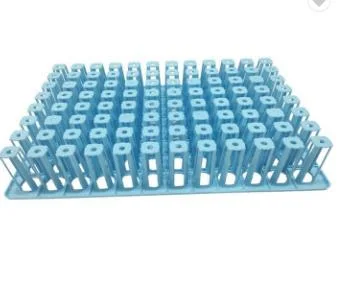 Laboratory Plastic 96 Wells Virus Sample Transport Medium Tube Rack Stand Vtm Test Tube Holder Rack