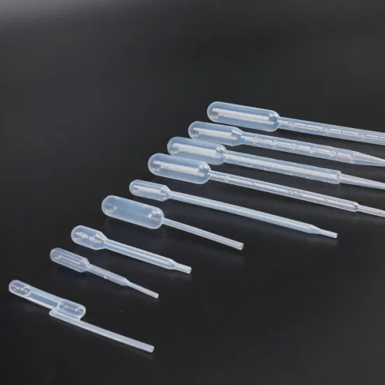 Pipetas serológicas de plástico para transferencia precisa (1 ml/1,5 ml/3,5 ml/5 ml)