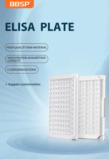 Uso en laboratorio de sellado Placa Elisa PCR Qpcr Placa de 96 pocillos